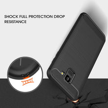 Load image into Gallery viewer, Brushed Texture Carbon Fiber Shockproof TPU Case for Galaxy J6 2018 (EU Version), Galaxy J6 2018 (EU Version)
