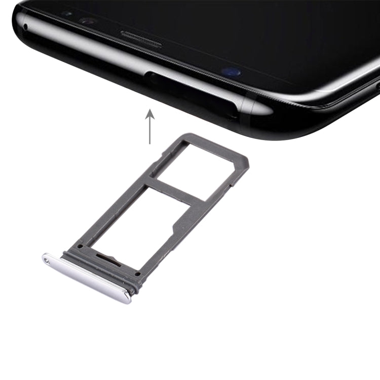 For Galaxy S8 SIM Card Tray + Micro SD Tray