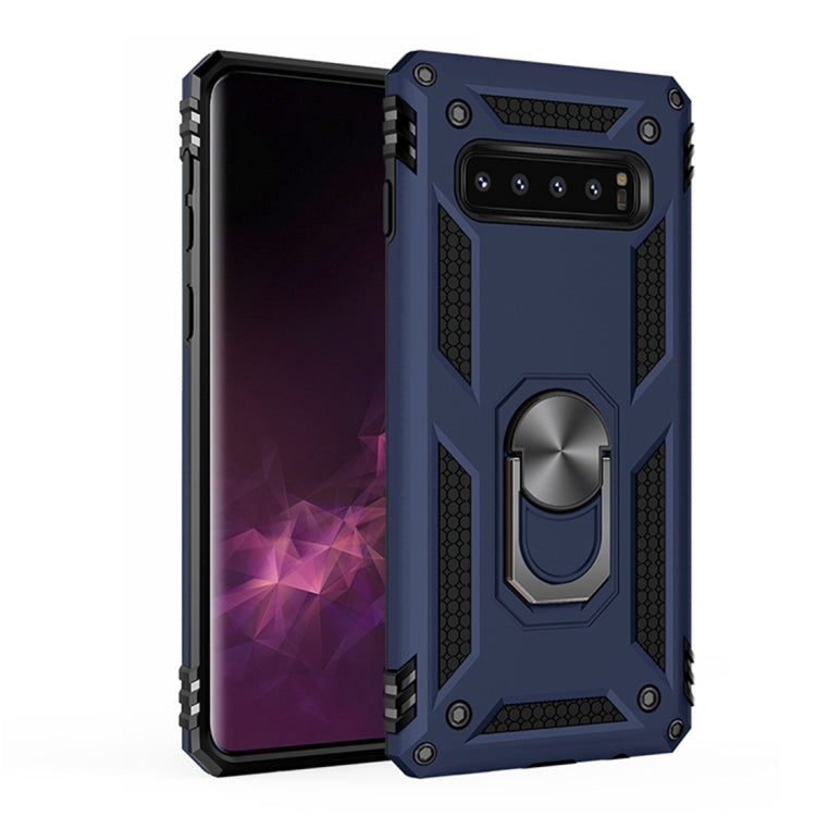 Sergeant Armor Shockproof TPU + PC Protective Case for Galaxy S10 Plus, with 360 Degree Rotation Holder