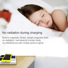 Load image into Gallery viewer, YC-CDA10W 10W Multi Port USB Intelligent Digital Display Fast Charging Wireless Charger, UK Plug