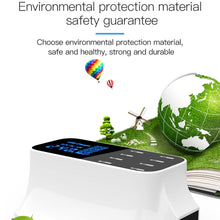 Load image into Gallery viewer, YC-CDA19A 8-port USB Multi-function 40W Intelligent Digital Display Fast Charging Dock, UK Plug