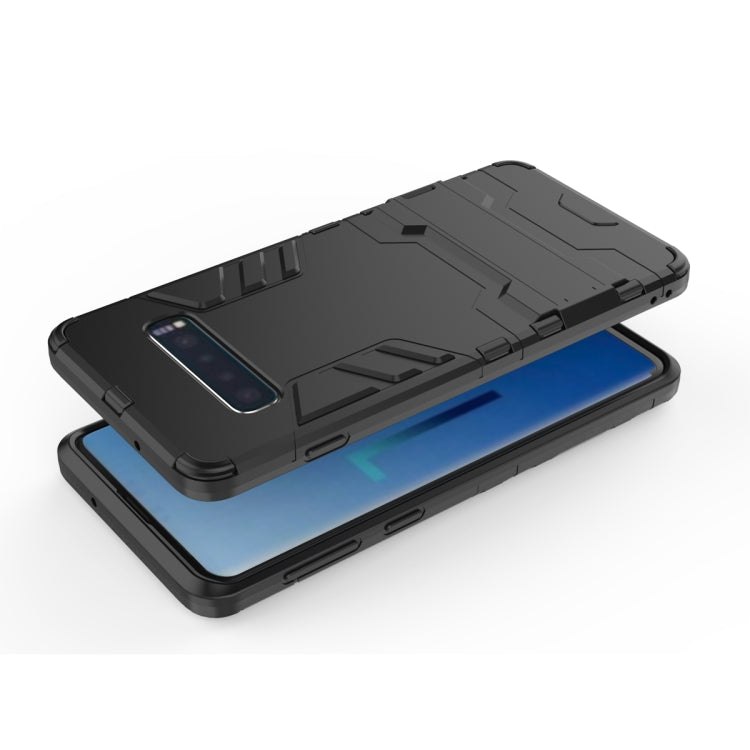 Shockproof PC + TPU Case for Galaxy S10, with Holder