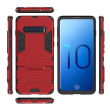 Load image into Gallery viewer, Shockproof PC + TPU Case for Galaxy S10, with Holder