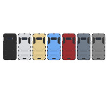Load image into Gallery viewer, Shockproof PC + TPU Case for Galaxy S10e, with Holder, For Samsung Galaxy S10e