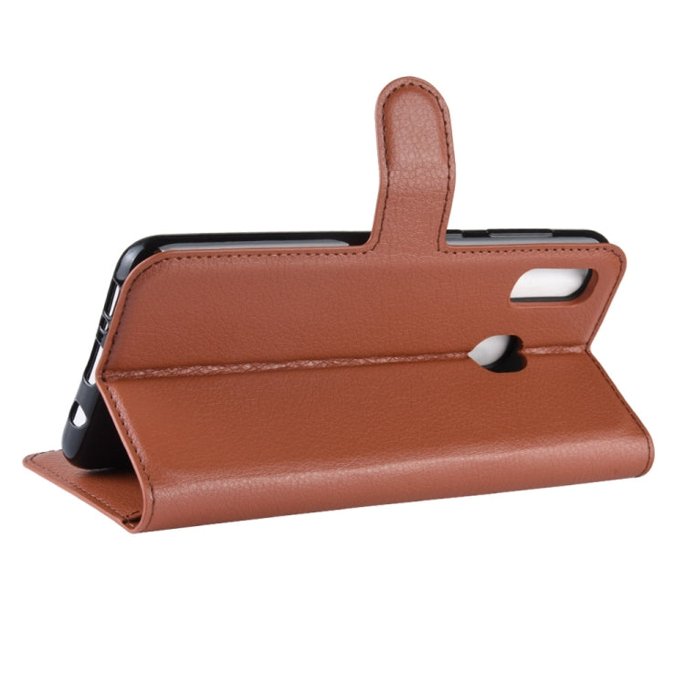 Litchi Texture Horizontal Flip Leather Case for Galaxy A30, with Wallet & Holder & Card Slots