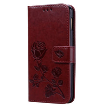 Load image into Gallery viewer, Rose Embossed Horizontal Flip PU Leather Case for Galaxy S10e, with Holder &amp; Card Slots &amp; Wallet