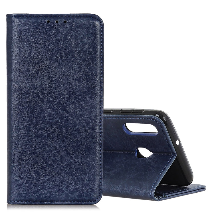 Magnetic Retro Crazy Horse Texture Horizontal Flip Leather Case for Galaxy A40, with Holder & Card Slots & Photo Frame