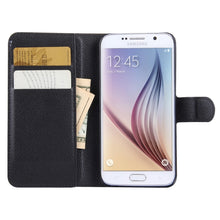 Load image into Gallery viewer, For Galaxy S6 / G920 Litchi Texture Horizontal Flip Leather Case with Holder &amp; Card Slots &amp; Wallet