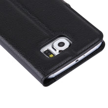 Load image into Gallery viewer, For Galaxy S6 / G920 Litchi Texture Horizontal Flip Leather Case with Holder &amp; Card Slots &amp; Wallet