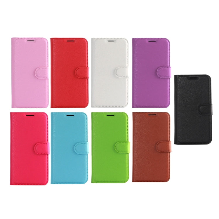 For Galaxy S6 / G920 Litchi Texture Horizontal Flip Leather Case with Holder & Card Slots & Wallet