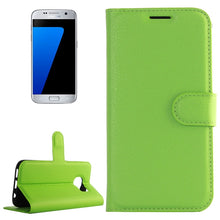 Load image into Gallery viewer, For Galaxy S7 / G930 Litchi Texture Horizontal Flip Leather Case with Holder &amp; Card Slots &amp; Wallet