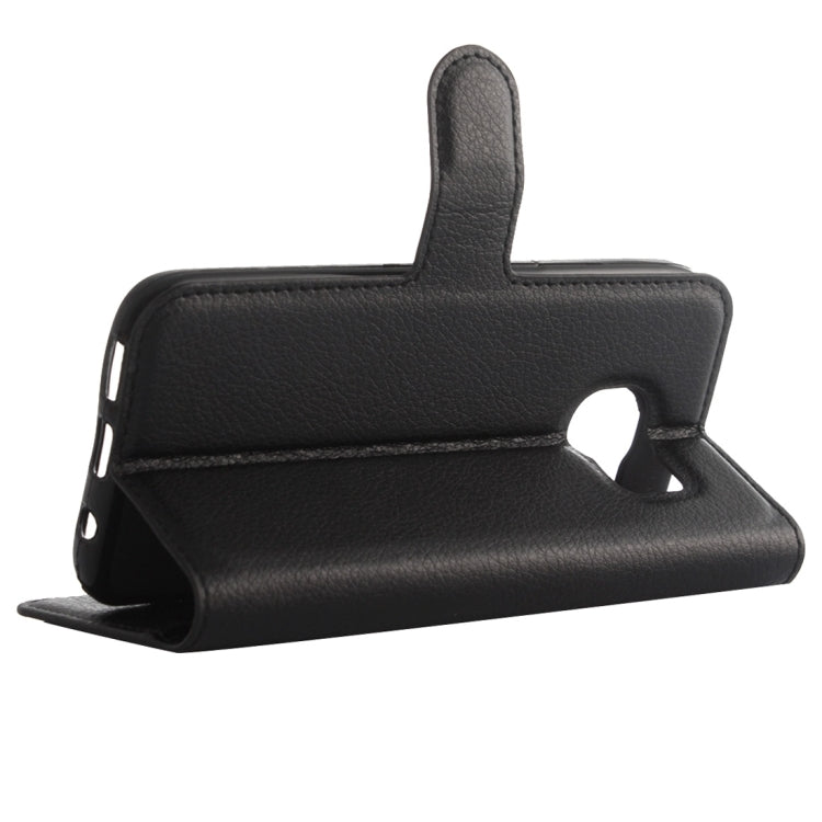 For Galaxy S7 Edge / G935 Litchi Texture Horizontal Flip Leather Case with Holder & Card Slots & Wallet