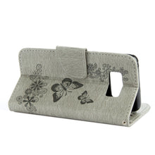 Load image into Gallery viewer, For Galaxy S8 Butterflies Embossing Horizontal Flip Leather Case with Holder &amp; Card Slots &amp; Wallet &amp; Lanyard