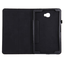 Load image into Gallery viewer, For Galaxy Tab A 10.1 / T580 Litchi Texture Magnetic Horizontal Flip Leather Case with Holder &amp; Sleep / Wake-up Function