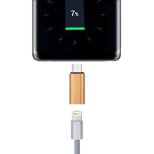 Load image into Gallery viewer, 8 Pin Female to USB-C / Type-C Male Metal Shell Adapter