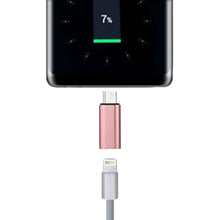 Load image into Gallery viewer, 8 Pin Female to USB-C / Type-C Male Metal Shell Adapter