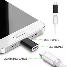 Load image into Gallery viewer, 8 Pin Female to USB-C / Type-C Male Metal Shell Adapter
