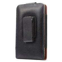 Load image into Gallery viewer, 5.5 inch Litchi Texture Vertical Flip Upright Genuine Leather Case / Waist Bag with Rotatable Back Splint for Huawei P9 Plus &amp; Honor 7i &amp; Honor 6 Plus, Galaxy Note 3 &amp; Note 2, etc
