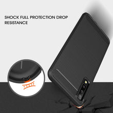 Load image into Gallery viewer, For Galaxy A7 (2018) / A750 Brushed Carbon Fiber Texture TPU Shockproof Anti-slip Soft Protective Back Cover Case, For Galaxy A7 (2018)