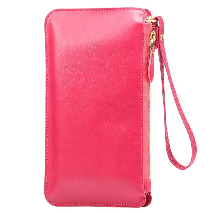 Universal Crazy Horse Texture Touch Screen Wallet Style PU Leather Shoulder Bag for Galaxy Note 8 & Mega 6.3, Huawei Mate 8 / Mate 7, etc. 6.3 inch Below