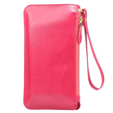 Load image into Gallery viewer, Universal Crazy Horse Texture Touch Screen Wallet Style PU Leather Shoulder Bag for Galaxy Note 8 &amp; Mega 6.3, Huawei Mate 8 / Mate 7, etc. 6.3 inch Below