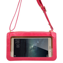 Load image into Gallery viewer, Universal Crazy Horse Texture Touch Screen Wallet Style PU Leather Shoulder Bag for Galaxy Note 8 &amp; Mega 6.3, Huawei Mate 8 / Mate 7, etc. 6.3 inch Below