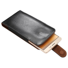 Load image into Gallery viewer, 6.3 inch Litchi Texture Vertical Flip Upright Genuine Leather Case / Waist Bag with Rotatable Back Splint for Galaxy Mega 6.3 / i9200 / i9208 / 9152 / 9158 / p709, etc