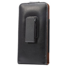 Load image into Gallery viewer, 6.3 inch Litchi Texture Vertical Flip Upright Genuine Leather Case / Waist Bag with Rotatable Back Splint for Galaxy Mega 6.3 / i9200 / i9208 / 9152 / 9158 / p709, etc