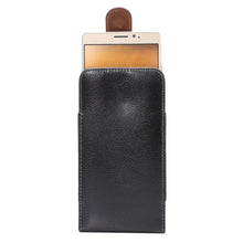 Load image into Gallery viewer, 6.3 inch Litchi Texture Vertical Flip Upright Genuine Leather Case / Waist Bag with Rotatable Back Splint for Galaxy Mega 6.3 / i9200 / i9208 / 9152 / 9158 / p709, etc
