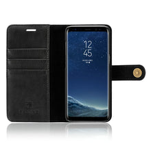 Load image into Gallery viewer, DG.MING for Galaxy S8+ / G955 Crazy Horse Texture Horizontal Flip Detachable Magnetic Protective Case with Holder &amp; Card Slots &amp; Wallet, Galaxy S8+