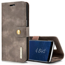 Load image into Gallery viewer, DG.MING for Galaxy S8+ / G955 Crazy Horse Texture Horizontal Flip Detachable Magnetic Protective Case with Holder &amp; Card Slots &amp; Wallet, Galaxy S8+