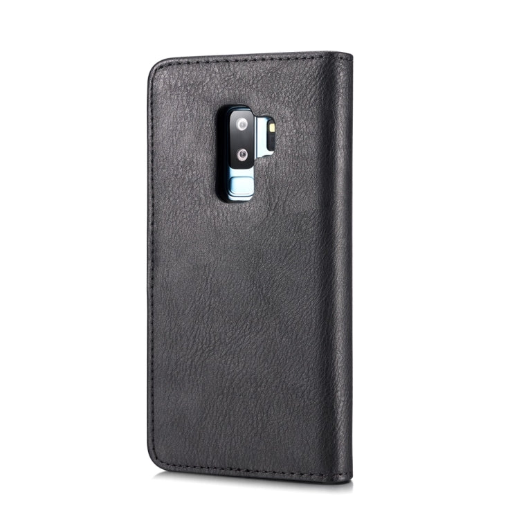 DG.MING for Galaxy S9+ Crazy Horse Texture Horizontal Flip Detachable Magnetic Protective Case with Holder & Card Slots & Wallet, Galaxy S9+