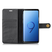 Load image into Gallery viewer, DG.MING for Galaxy S9+ Crazy Horse Texture Horizontal Flip Detachable Magnetic Protective Case with Holder &amp; Card Slots &amp; Wallet, Galaxy S9+