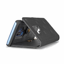 Load image into Gallery viewer, DG.MING for Galaxy S9+ Crazy Horse Texture Horizontal Flip Detachable Magnetic Protective Case with Holder &amp; Card Slots &amp; Wallet, Galaxy S9+