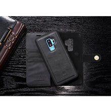 Load image into Gallery viewer, DG.MING for Galaxy S9+ Crazy Horse Texture Horizontal Flip Detachable Magnetic Protective Case with Holder &amp; Card Slots &amp; Wallet, Galaxy S9+