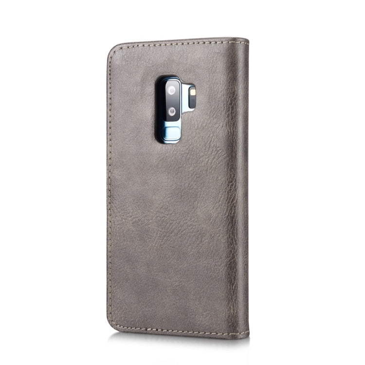 DG.MING for Galaxy S9+ Crazy Horse Texture Horizontal Flip Detachable Magnetic Protective Case with Holder & Card Slots & Wallet, Galaxy S9+