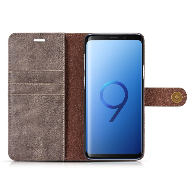 DG.MING for Galaxy S9+ Crazy Horse Texture Horizontal Flip Detachable Magnetic Protective Case with Holder & Card Slots & Wallet, Galaxy S9+