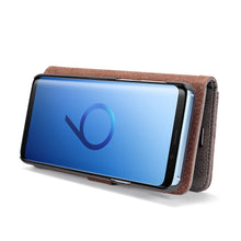 Load image into Gallery viewer, DG.MING for Galaxy S9+ Crazy Horse Texture Horizontal Flip Detachable Magnetic Protective Case with Holder &amp; Card Slots &amp; Wallet, Galaxy S9+