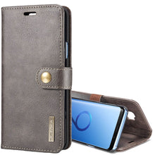 Load image into Gallery viewer, DG.MING for Galaxy S9+ Crazy Horse Texture Horizontal Flip Detachable Magnetic Protective Case with Holder &amp; Card Slots &amp; Wallet, Galaxy S9+