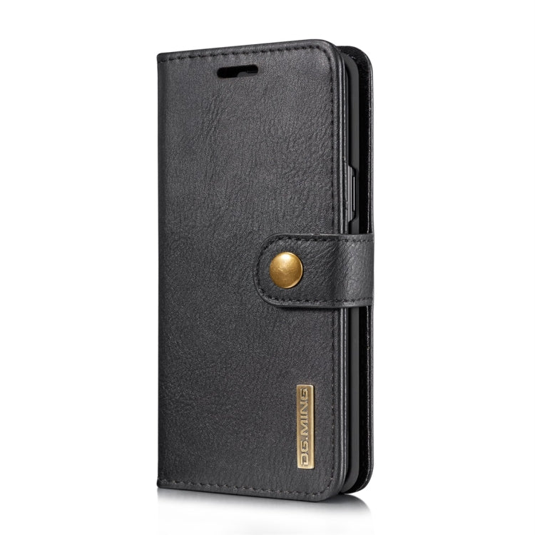 DG.MING for Galaxy S9 Crazy Horse Texture Horizontal Flip Detachable Magnetic Protective Case with Holder & Card Slots & Wallet, Galaxy S9