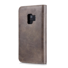 Load image into Gallery viewer, DG.MING for Galaxy S9 Crazy Horse Texture Horizontal Flip Detachable Magnetic Protective Case with Holder &amp; Card Slots &amp; Wallet, Galaxy S9