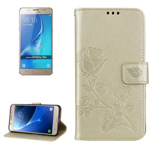Load image into Gallery viewer, For Galaxy J5 (2016) / J510 Roses Pressed Flowers Pattern Flip Leather Case with Holder &amp; Card Slots &amp; Wallet, For Samsung Galaxy J5 (2016) / J510