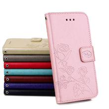Load image into Gallery viewer, For Galaxy J5 (2016) / J510 Roses Pressed Flowers Pattern Flip Leather Case with Holder &amp; Card Slots &amp; Wallet, For Samsung Galaxy J5 (2016) / J510