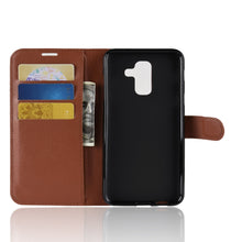 Load image into Gallery viewer, For Galaxy A6+ 2018 Litchi Texture Horizontal Flip Leather Case with Holder &amp; Card Slots &amp; Wallet, For Galaxy A6+ 2018