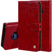 Load image into Gallery viewer, For Galaxy S9 Oil Wax Texture Horizontal Flip Leather Case with Holder &amp; Card Slots &amp; Wallet, For Galaxy S9