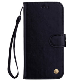 For Galaxy A8 (2018) Business Style Oil Wax Texture Horizontal Flip Leather Case with Holder & Card Slots & Wallet, For Galaxy A8 (2018)