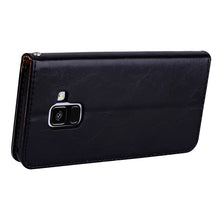 Load image into Gallery viewer, For Galaxy A8 (2018) Business Style Oil Wax Texture Horizontal Flip Leather Case with Holder &amp; Card Slots &amp; Wallet, For Galaxy A8 (2018)