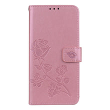 Load image into Gallery viewer, Rose Embossed Horizontal Flip Environmental PU Leather Case with Holder &amp; Card Slots &amp; Wallet for Galaxy S9+