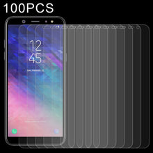 Load image into Gallery viewer, 100 PCS 0.26mm 9H 2.5D Tempered Glass Film for Galaxy A6 (2018)