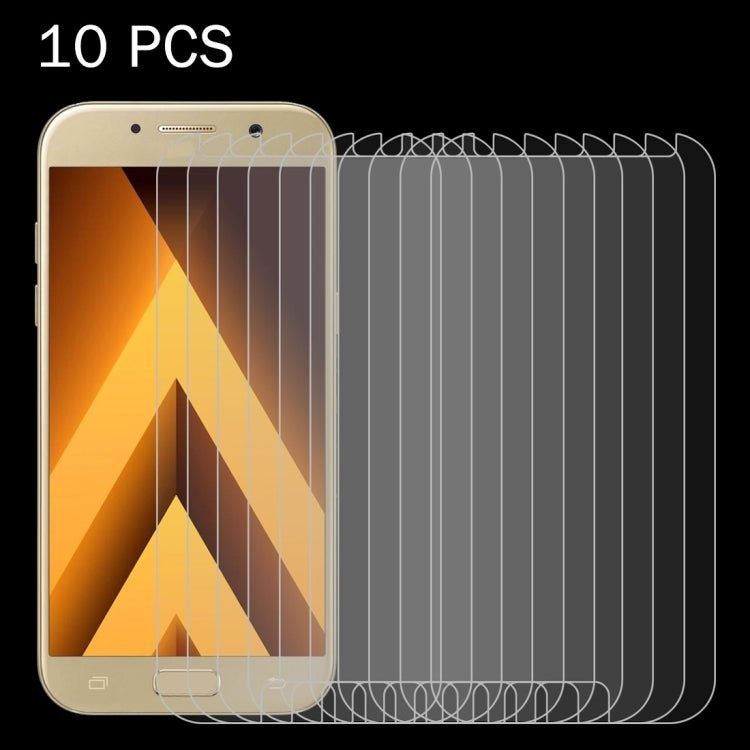 10 PCS for Galaxy A5 (2017) / A520 0.26mm 9H Surface Hardness 2.5D Explosion-proof Tempered Glass Non-full Screen Film
